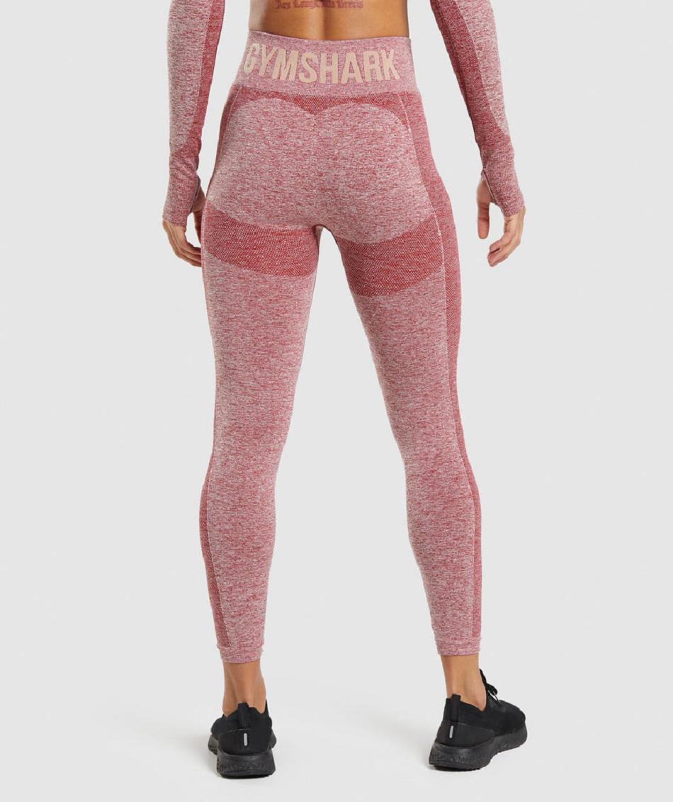 Leggins Gymshark Flex High Waisted Mujer Burdeos | CO 2919VRW